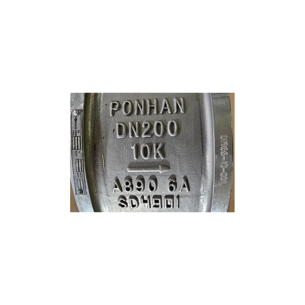 Ponhan tilbakeslagsventil DN200 – 3