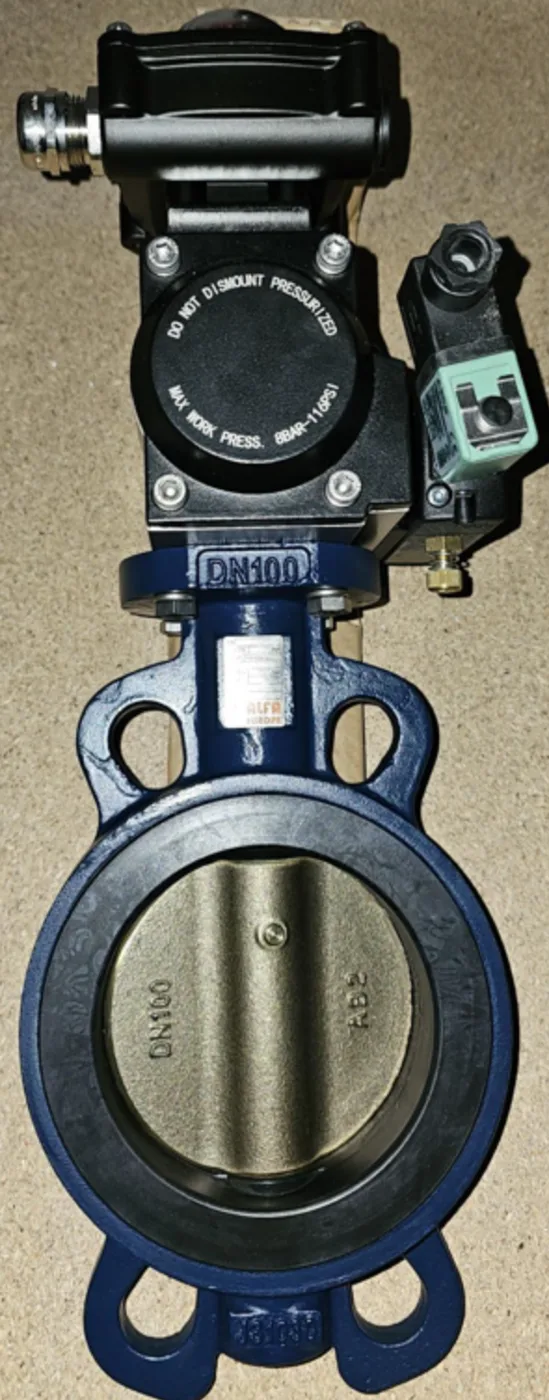 Spjeldventiler DN100 og DN150 – 2