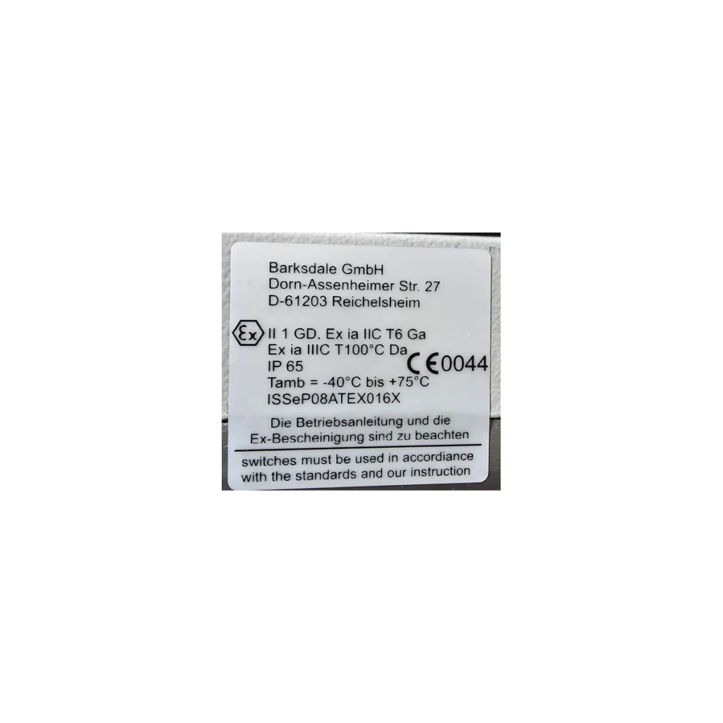 Barksdale trykkbryter D1T-M3ss-EXI – 4