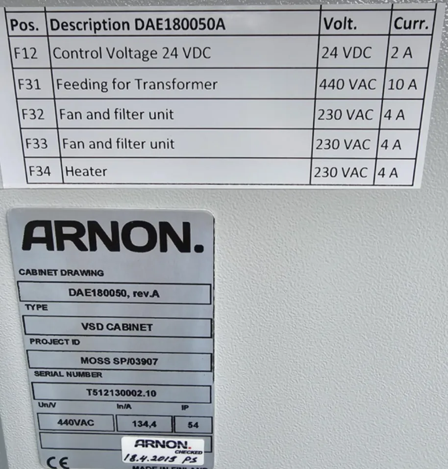 Styreskap ABB 110 kW – 7