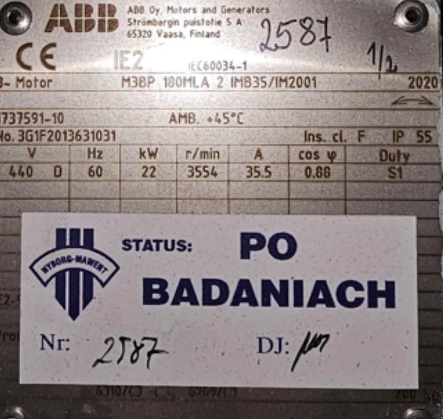 Sentrifugalvifte Wärtsilä / ABB – 4